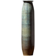 High Glazed Stoneware Vase by Gunnar Nylund