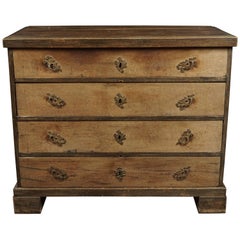 Danish Chest of Drawers in Oak, circa 1900