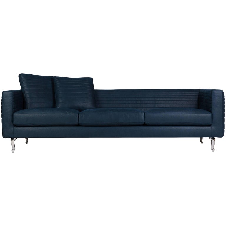 Moooi Boutique Horizons Triple Seat Sofa In Teal Fabric By Marcel Moooi Boutique Horizons Triple Seat Sofa In Teal Fabric By Marcel Wanders For