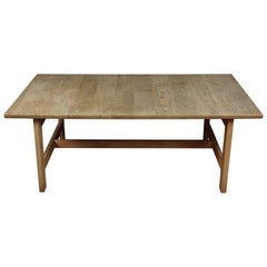 Mid-Century Oak Coffee Table, Designed By Kurt Ostervig, Denmark, Circa 1970