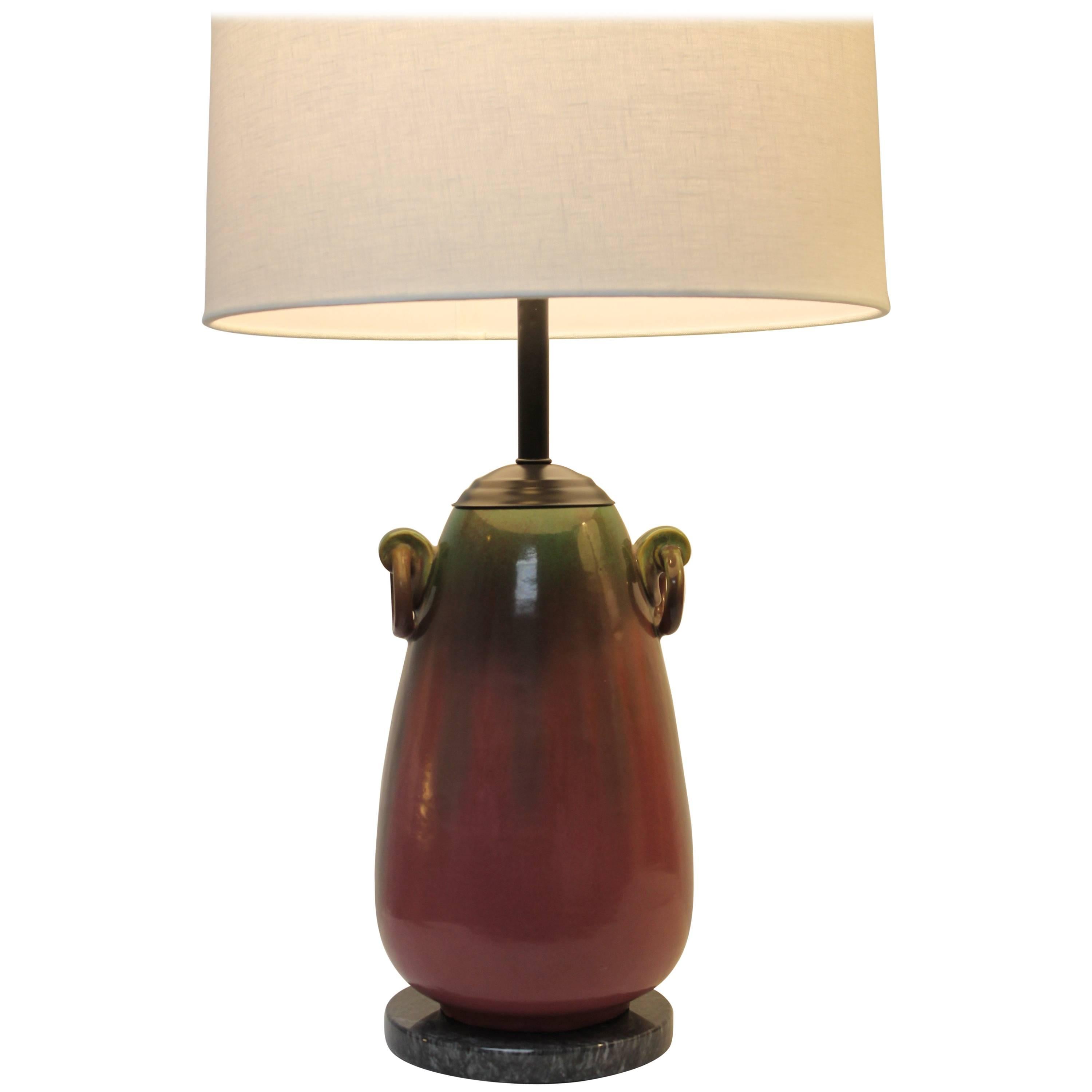 Fulper Ceramic Lamp