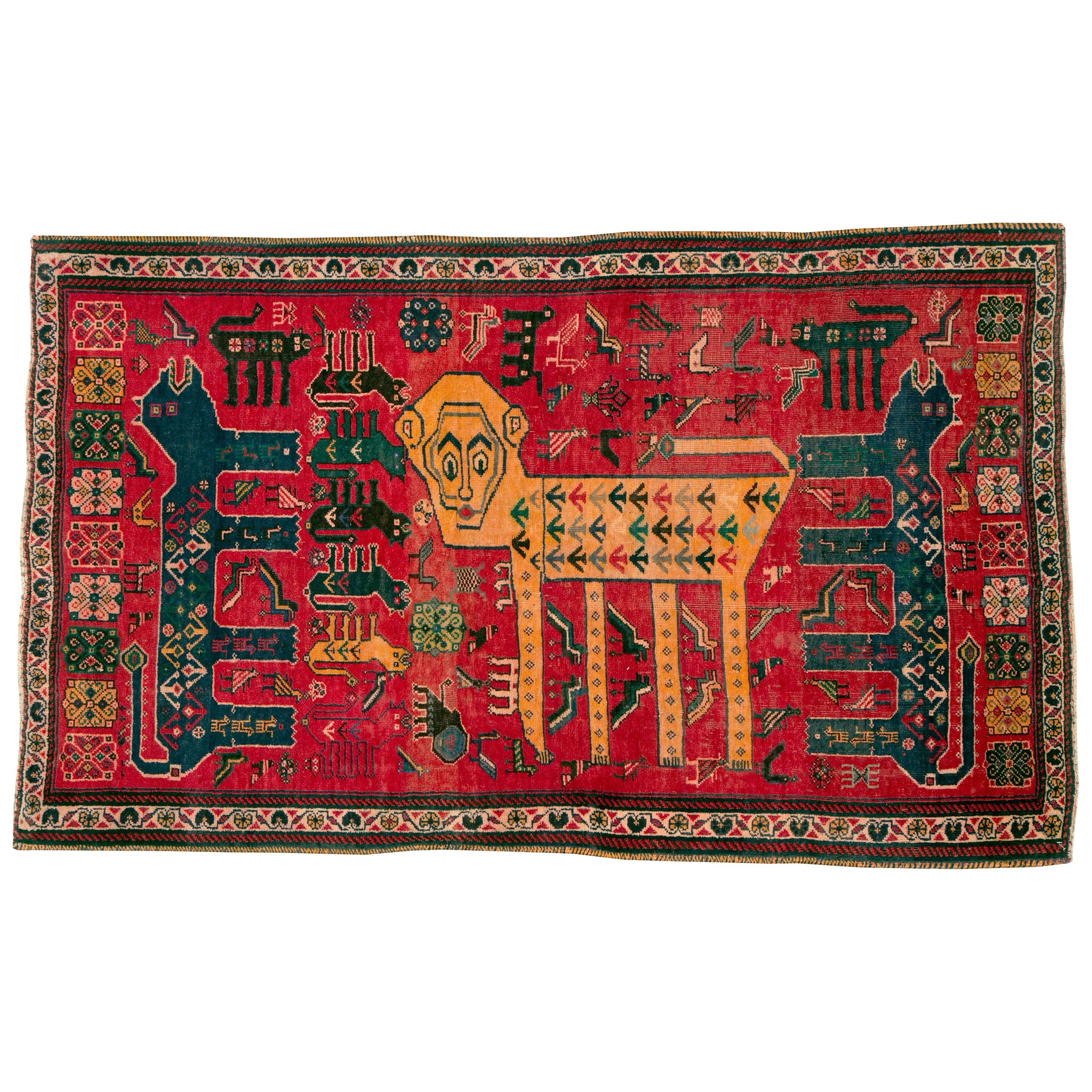 Tapis persan vintage Afshar