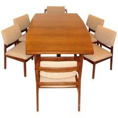 Jens Risom Dining Table and Chairs Original Vintage