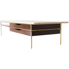 Paul McCobb Brass Coffee Table for Calvin Irwin Collection