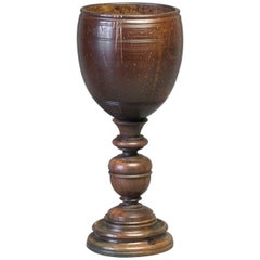 Finely Proportioned Coconut Goblet in 17th Century Taste