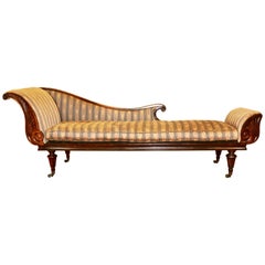 Period English Regency Rosewood Recamier in Manner of Marsh and Tatham