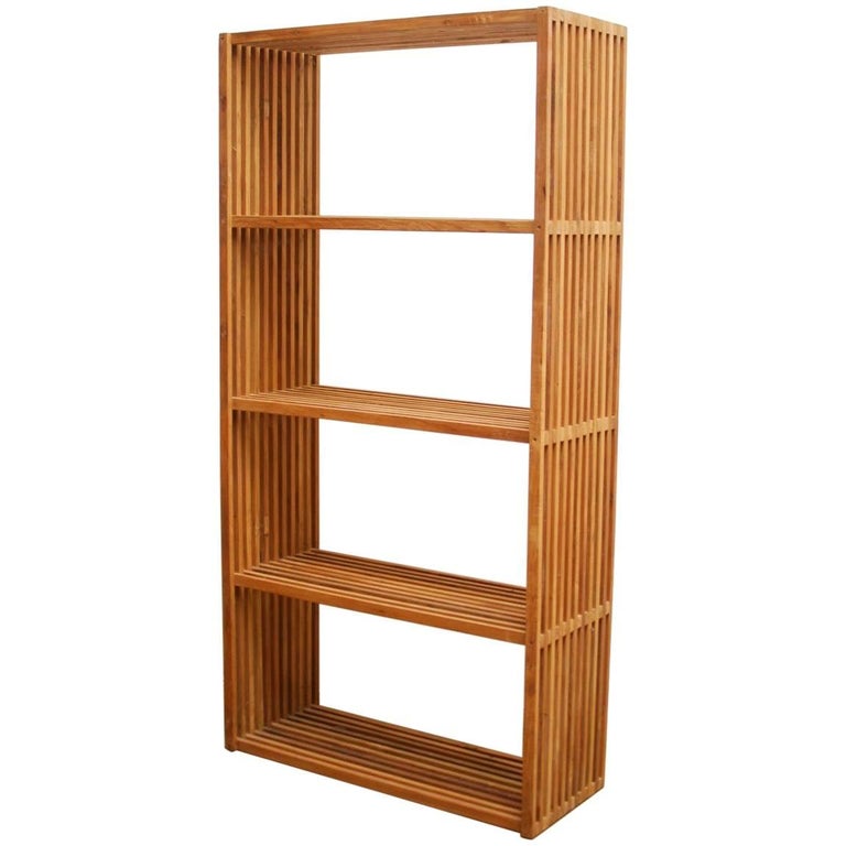 Midcentury Teak Display Shelves or Bookcase at 1stDibs