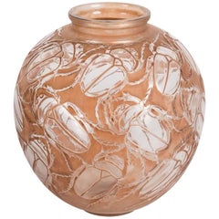 René Lalique, Gros Scarabées, Vase, France, C. 1923