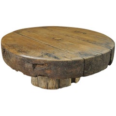 19th Century French Grape Press Coffee Table