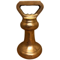 19th Century English Brass Weight