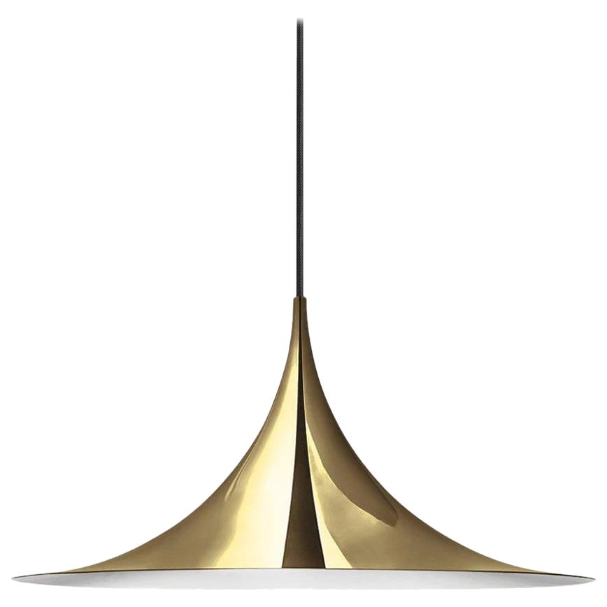 Large Bonderup and Thorup Brass 'Semi' Pendant