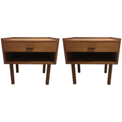 Pair of Bedside Tables by Hans Wegner