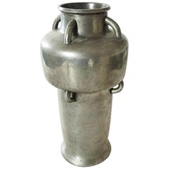 Antique Mogens Ballin Pewter Vase with Many Handles