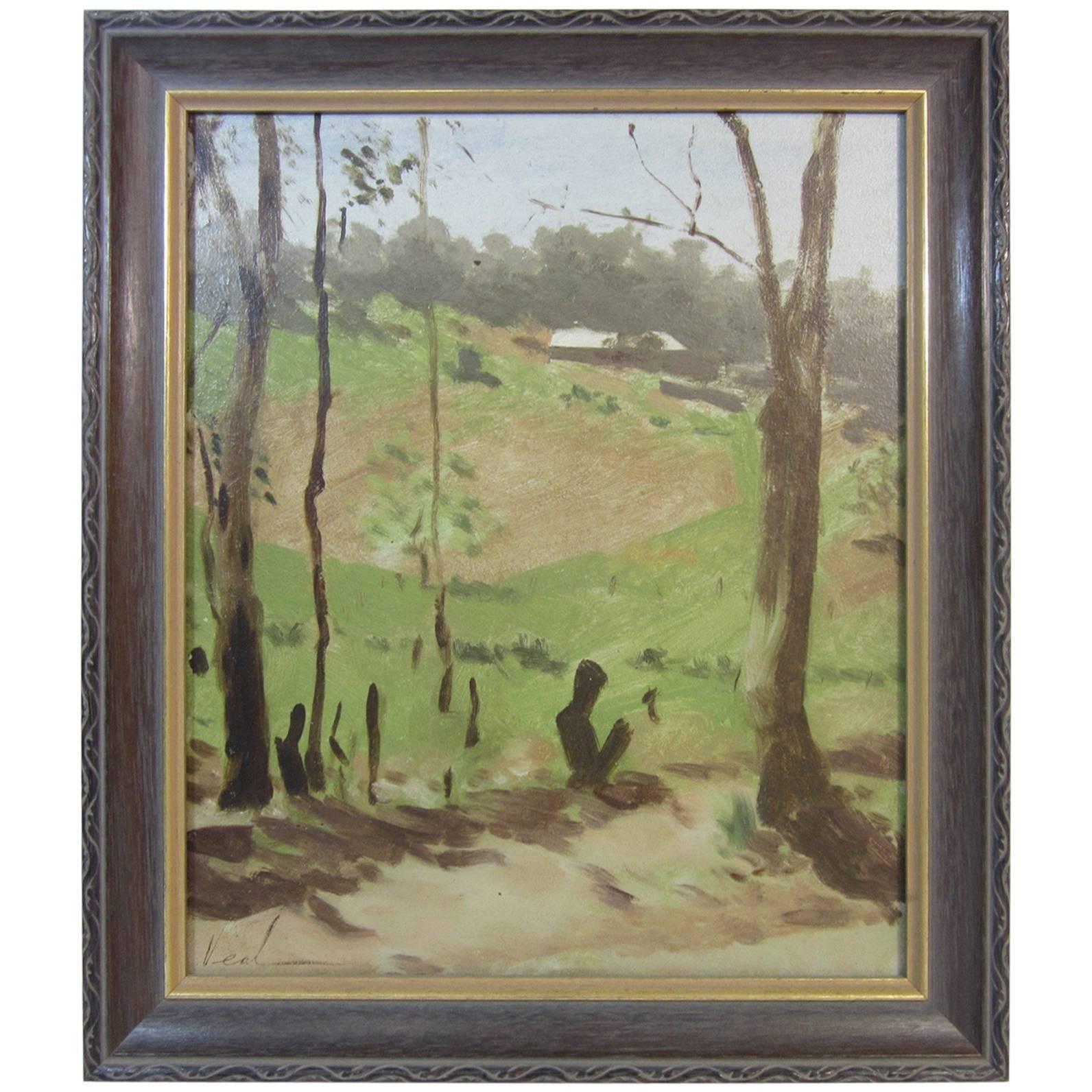 Australian Landscape Painting Hayward Veal