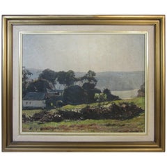Vintage 1932 Australian Landscape Painting Will Ashton