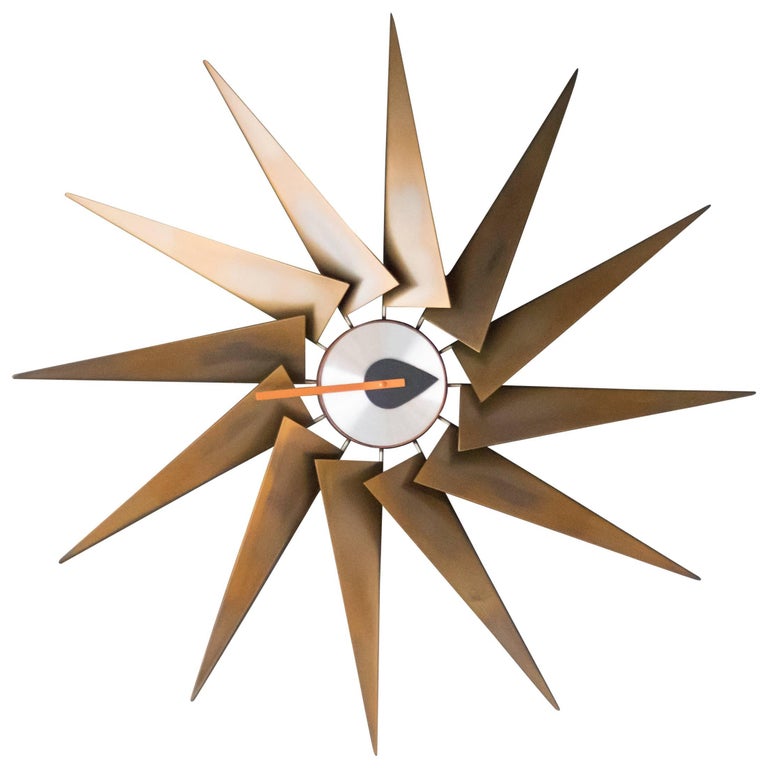 Nelson Turbine Clock at 1stDibs