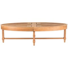 Custom Teak Oval Table