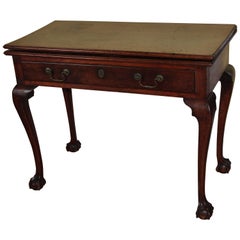 Mahogany Philadelphia Chippendale Card Table