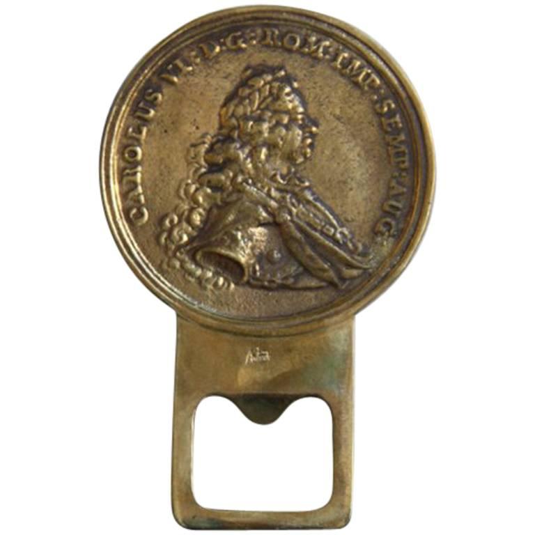 Carl Auböck 'Carolus VI' Brass Bottle Opener