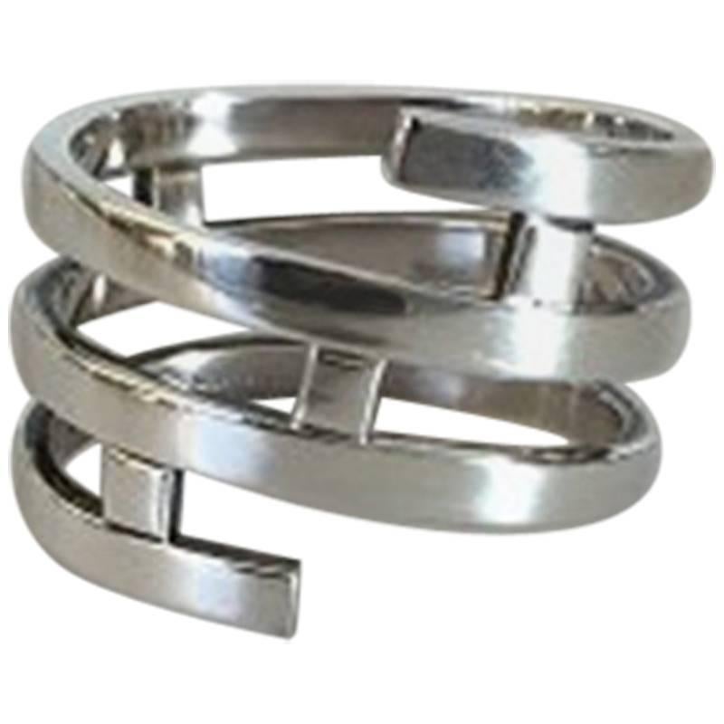 Mogens Bjørn-Andersen Sterling Silver Napkin Ring For Sale