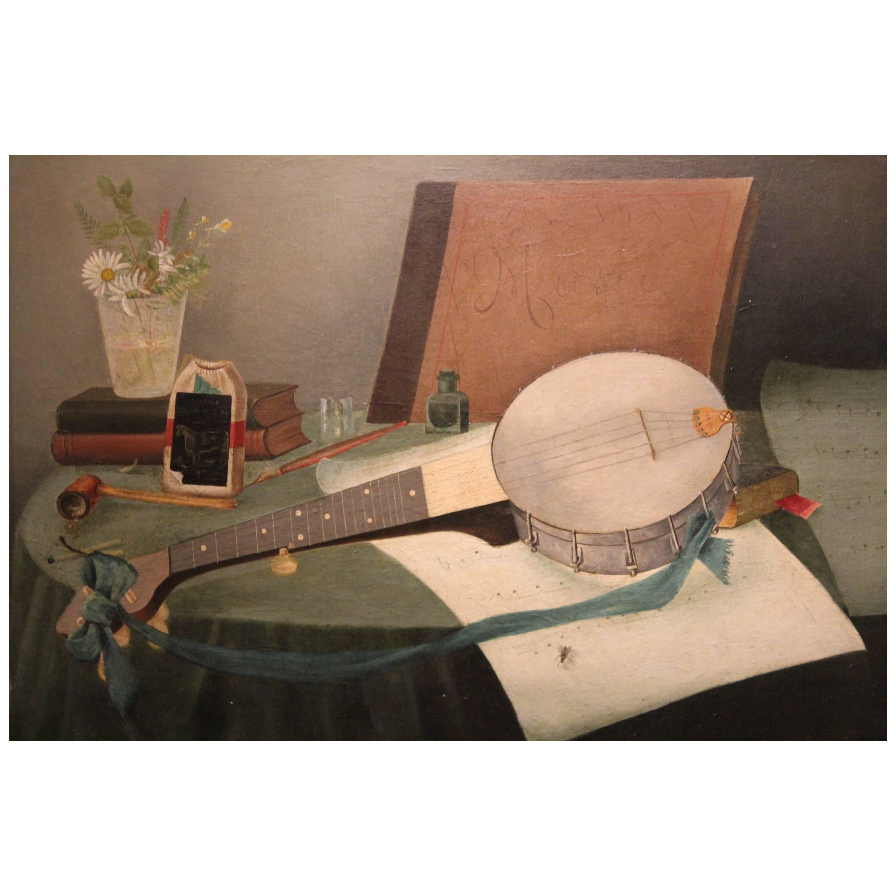 Still-Life with Banjo For Sale