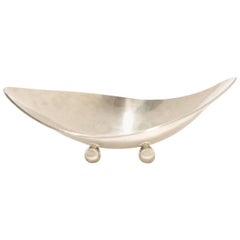 Mexican Midcentury Sterling Centerpiece by Juvento Lopez Reyes