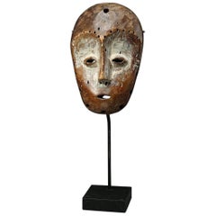 Small Expressive Tribal Mask, Lega, Drc, Africa, Mid-20th Century