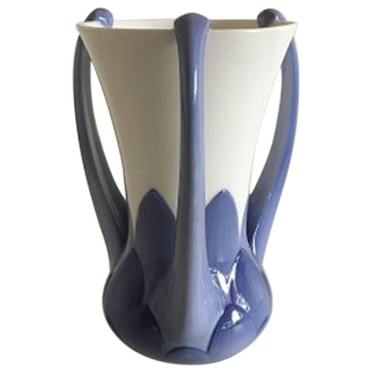 Royal Copenhagen Art Nouveau Three-Handled Vase #9 For Sale