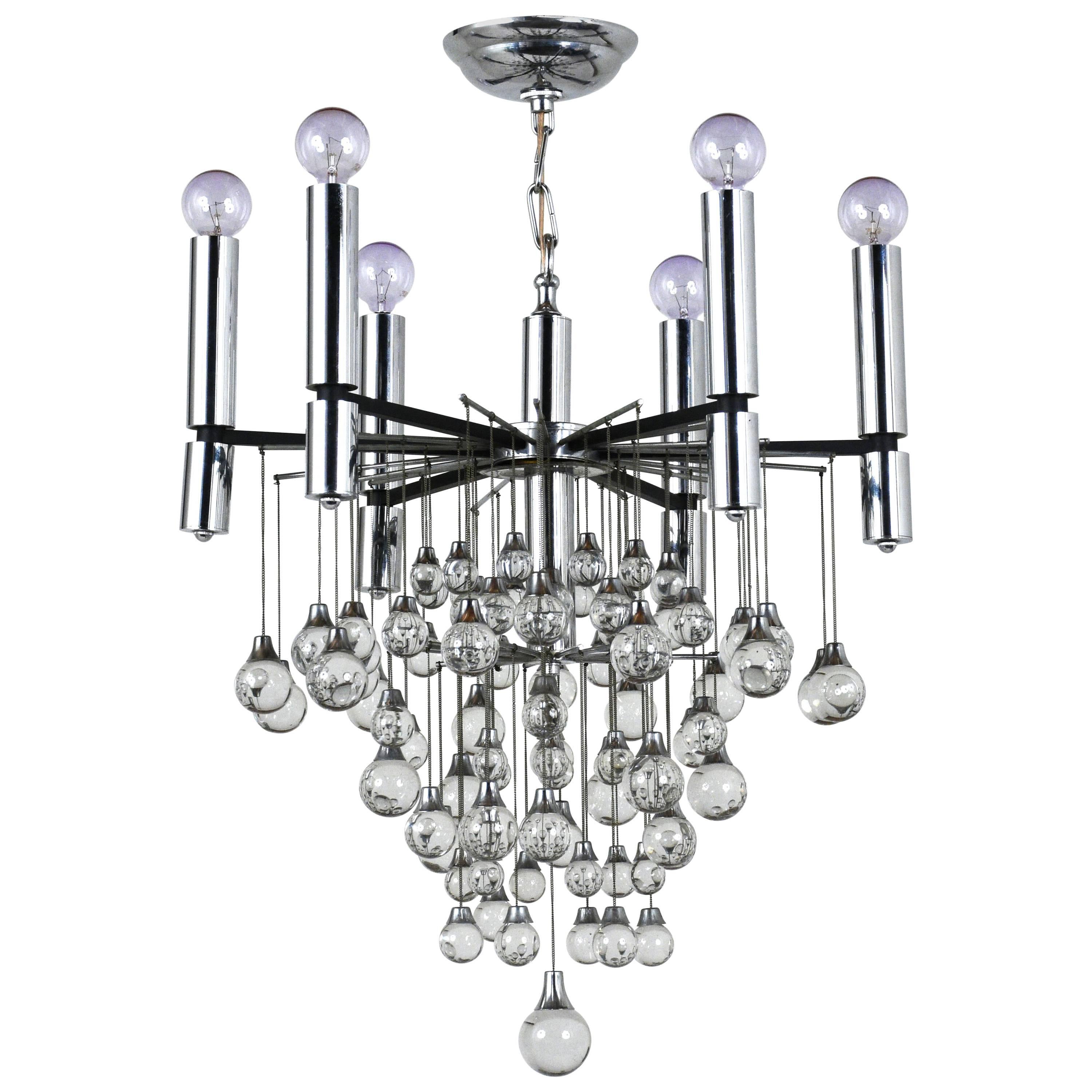 Modern Crystal Chandelier For Sale at 1stDibs