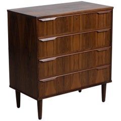 Danish Modern Four-Drawer Rosewood Chest