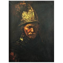 After Rembrandt "The Man with The Golden Helmet" 19th Century School