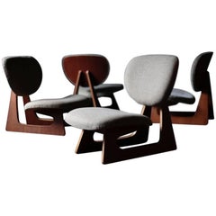 Lounge Chair Designed by Junzo Sakakura Manufactured by Tendo Mokko in Japan