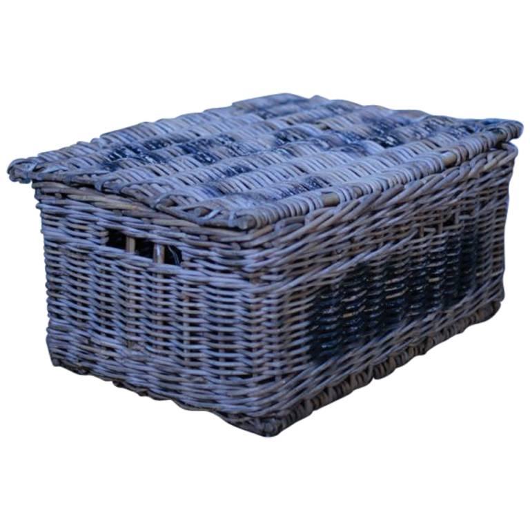 Antique Rattan Box