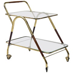 Vintage Bar Cart, Italy, Mid-20th Century