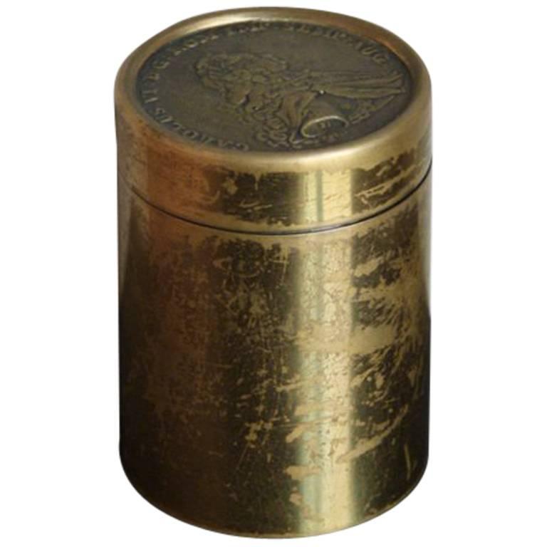 Carl Auböck Cylindrical Brass Pot