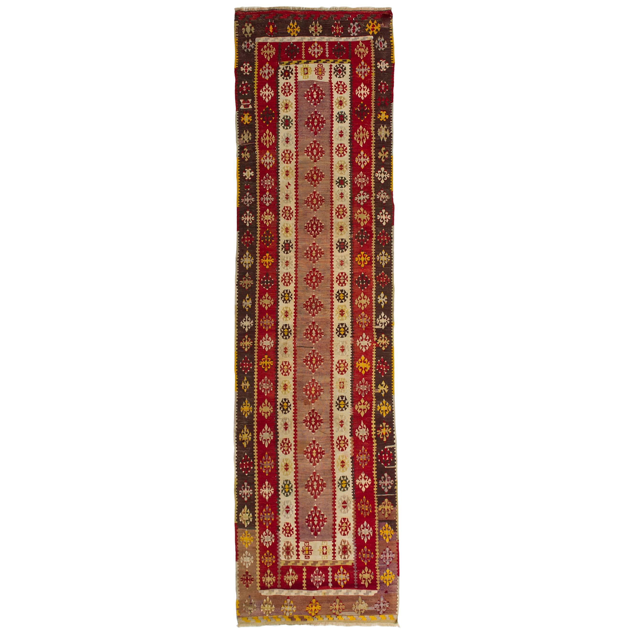 Turc  Vieux Kilim de coureur 