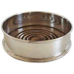 Bottle Tray in Silver and Wood