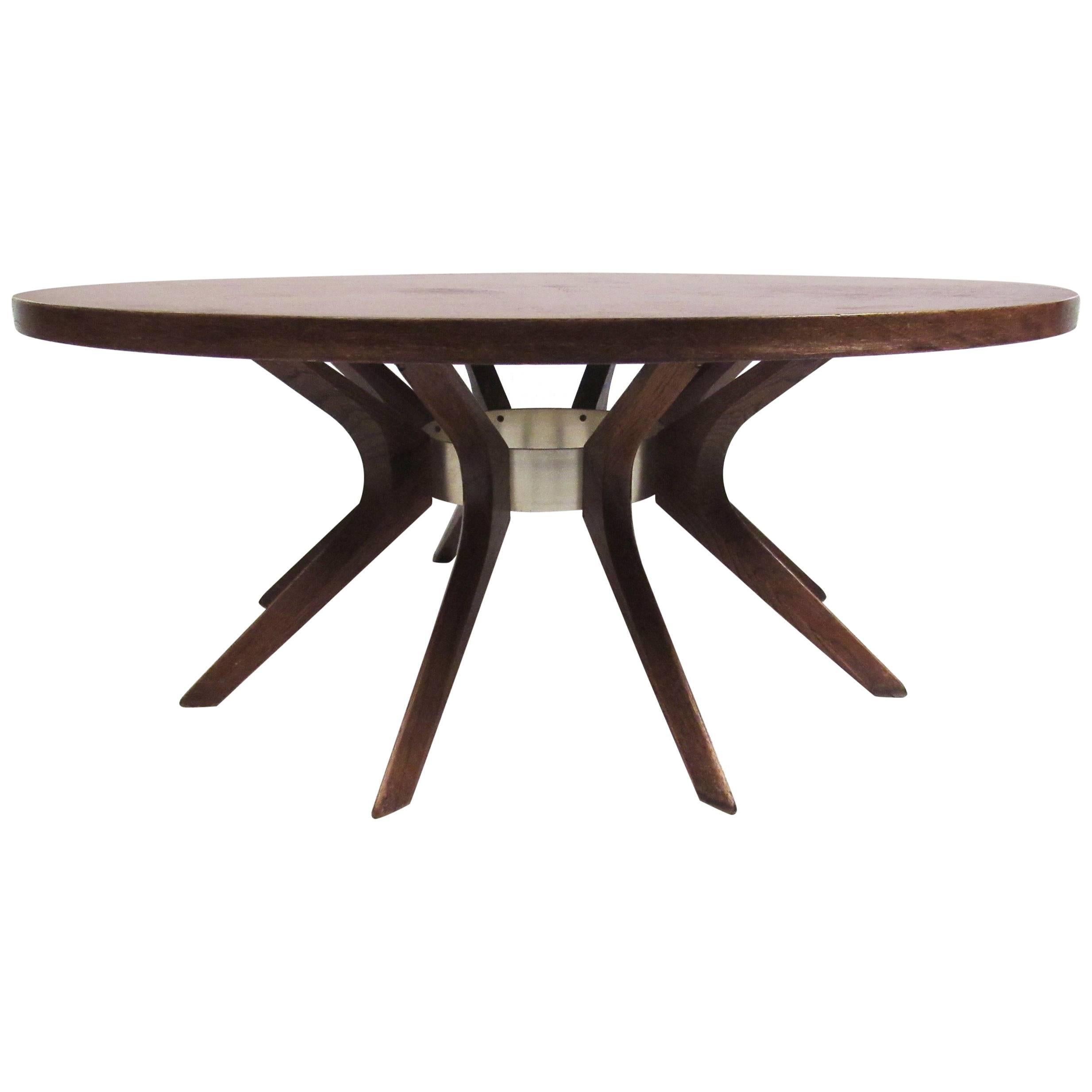 Midcentury Broyhill Cathedral Coffee Table