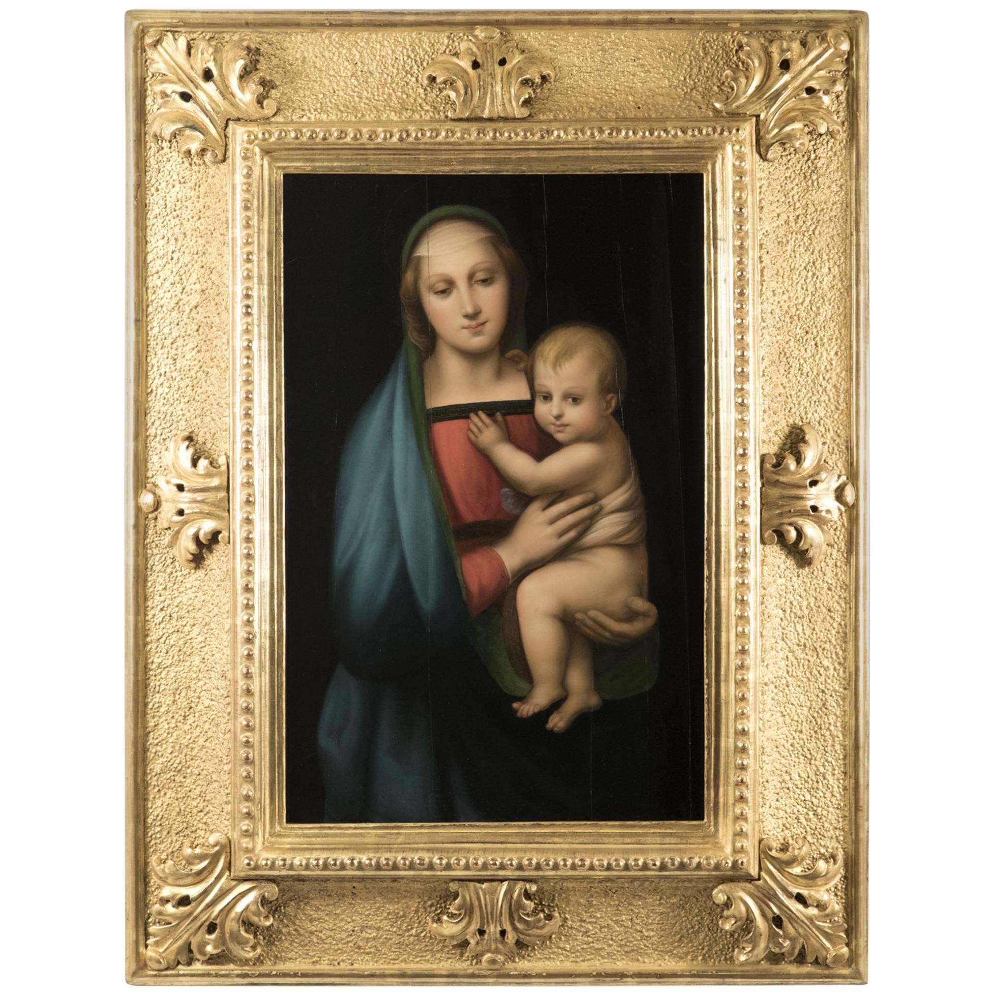 19th Century Copy of Raphael's Madonna del Granduca