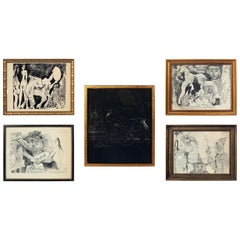 Selection of Pablo Picasso Erotic Prints