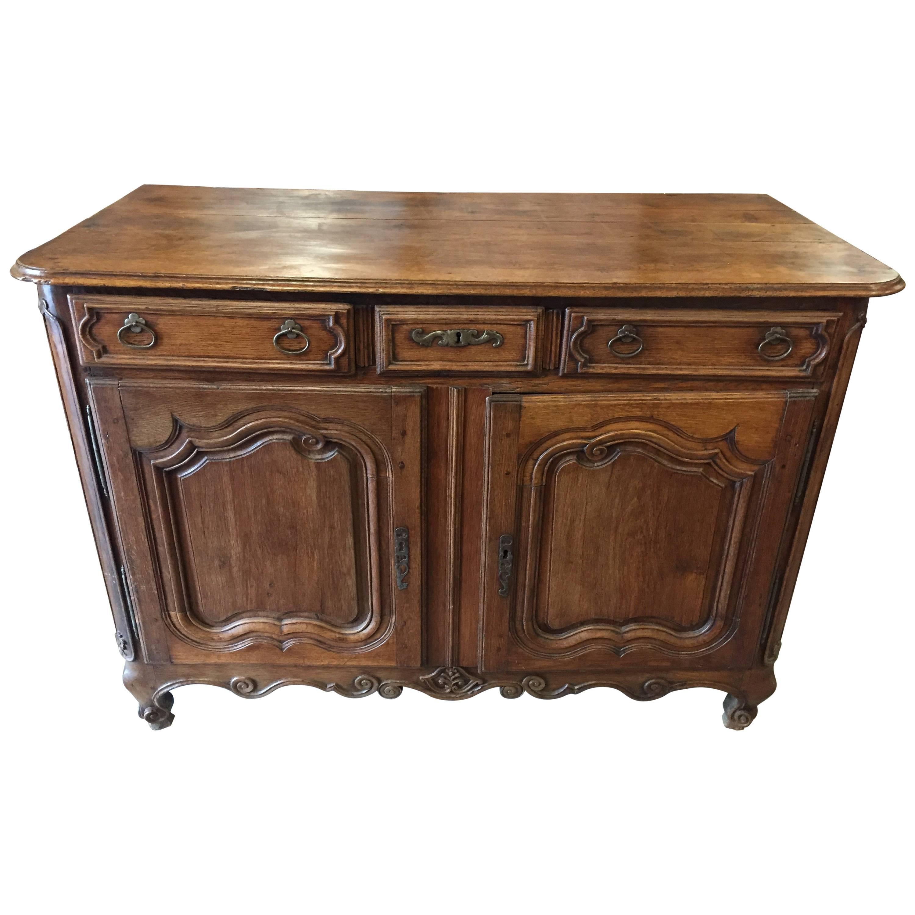 19th Century Louis XV Period Country French Buffet