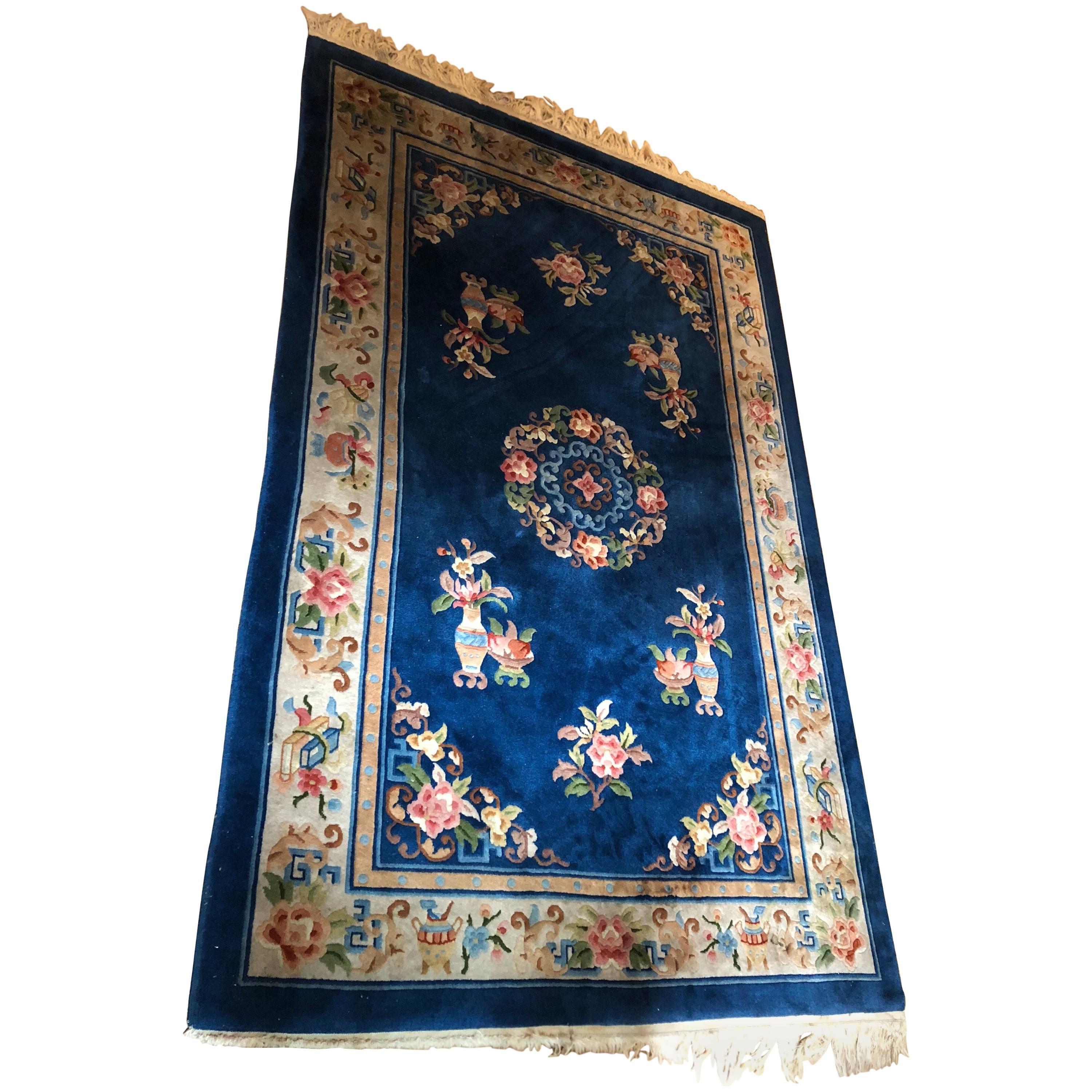 Italian Floral Wool Carpet 2, 50 m