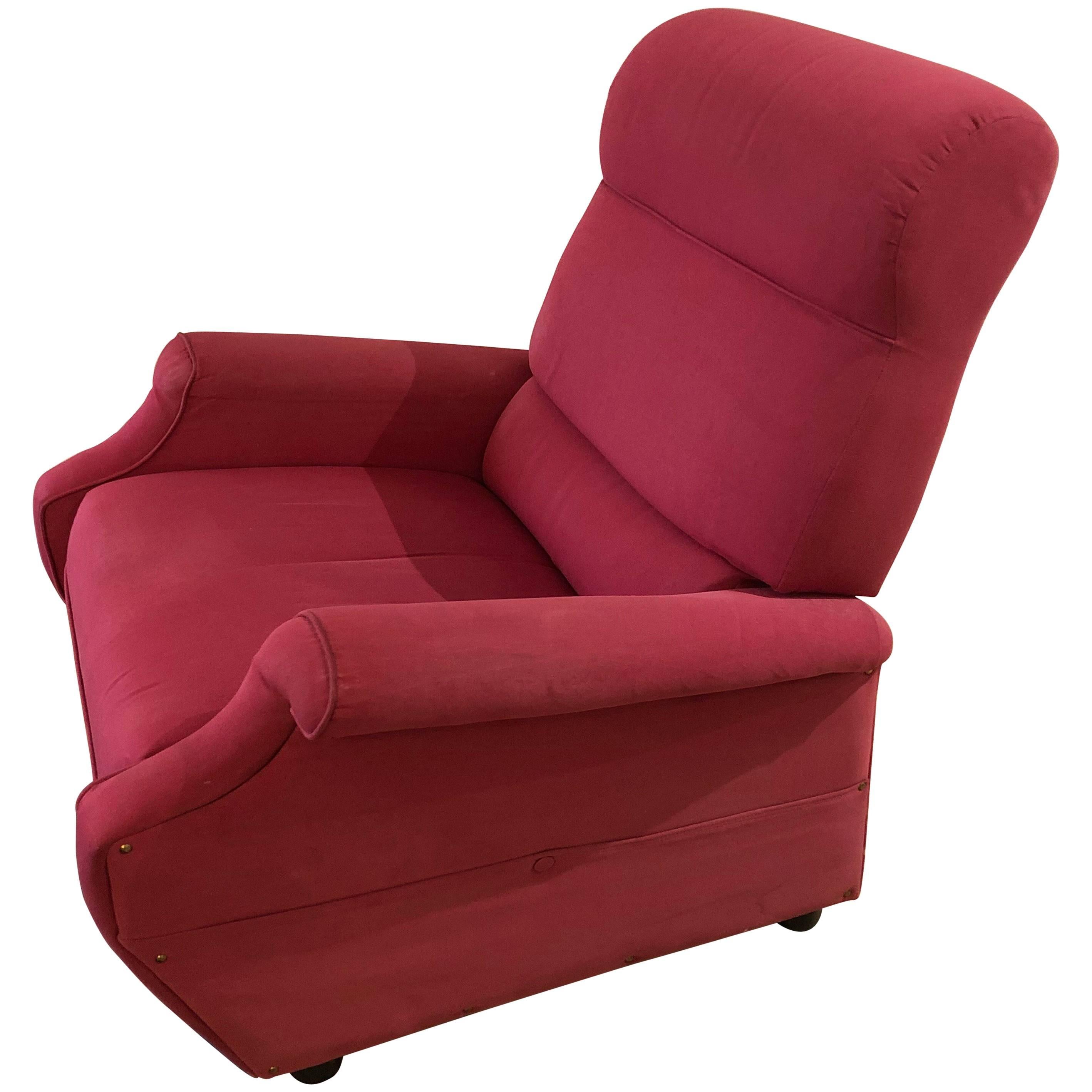 Italian Pink Armchair 1960's 