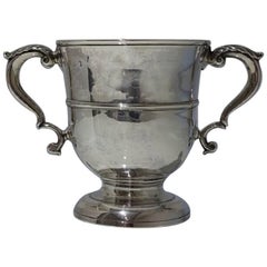 George II Antique Sterling Silver Two Handled Cup London 1745 Richard Gosling