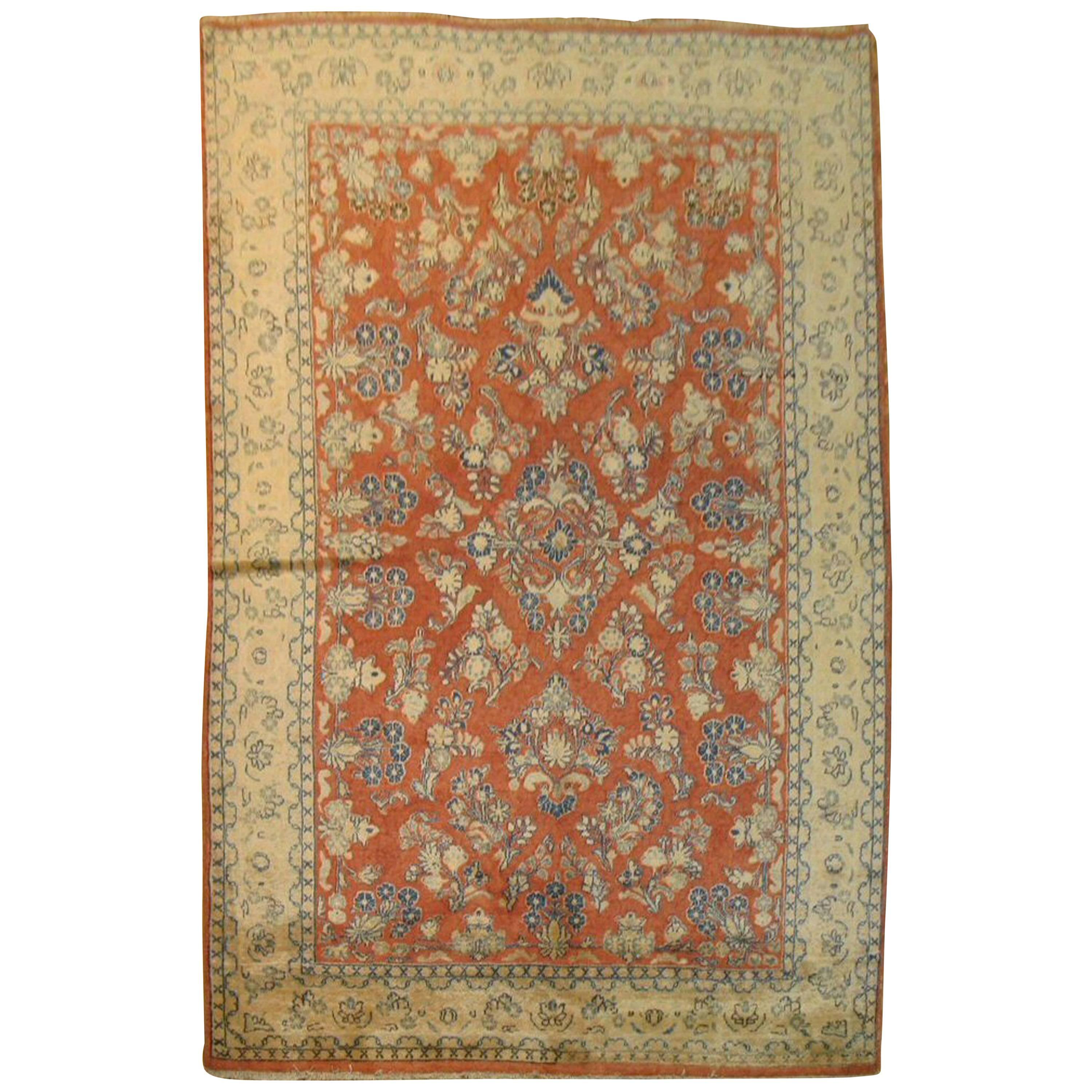 Tapis de Sarouk persan vintage