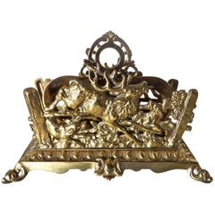 Antique Letter Holder by Bradley & Hubbard Co., circa 1890