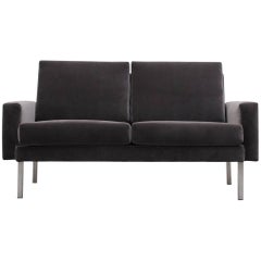 Martin Visser Grey Velvet Loveseat