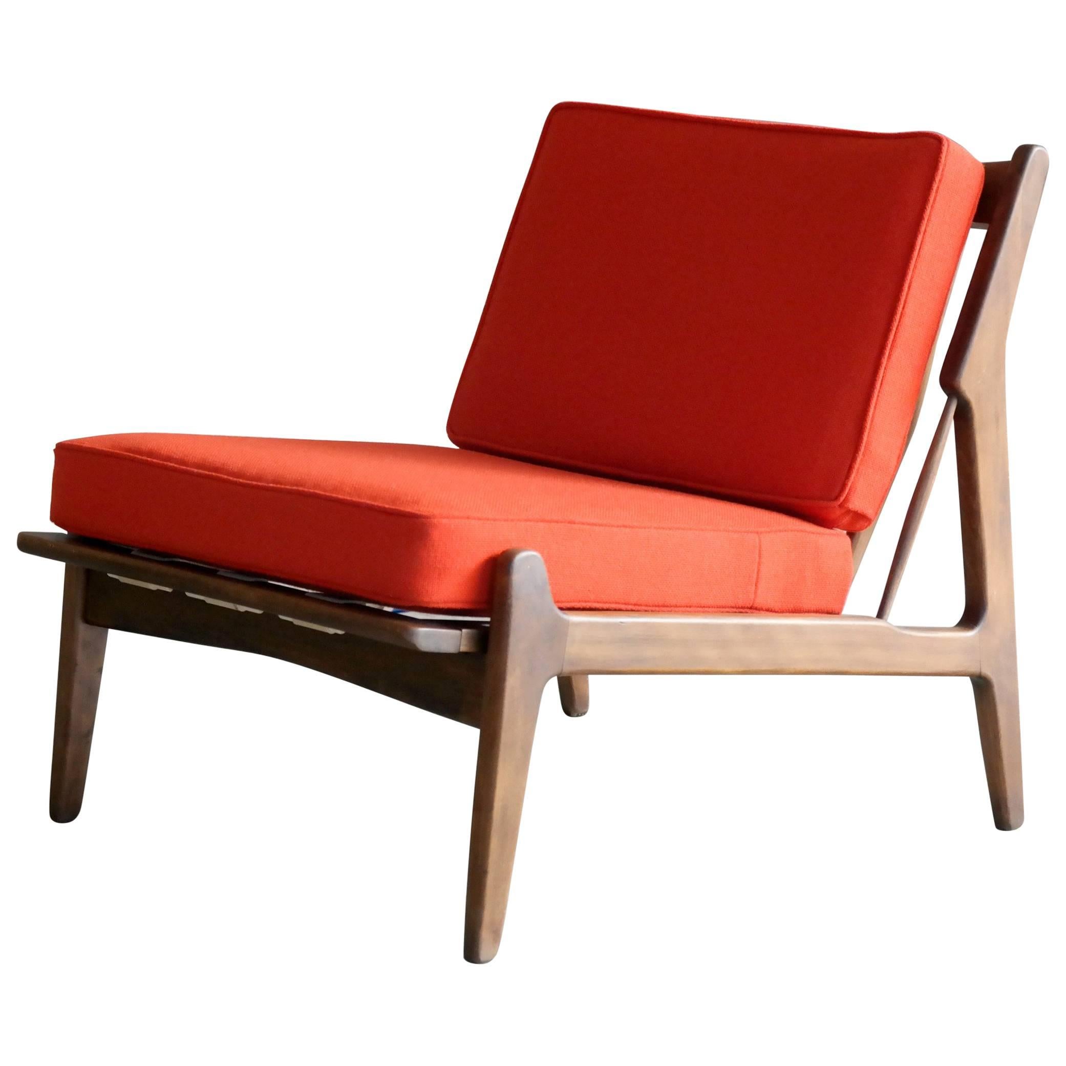 Ib Kofod-Larsen Lounge or Slipper Chair Danish Midcentury