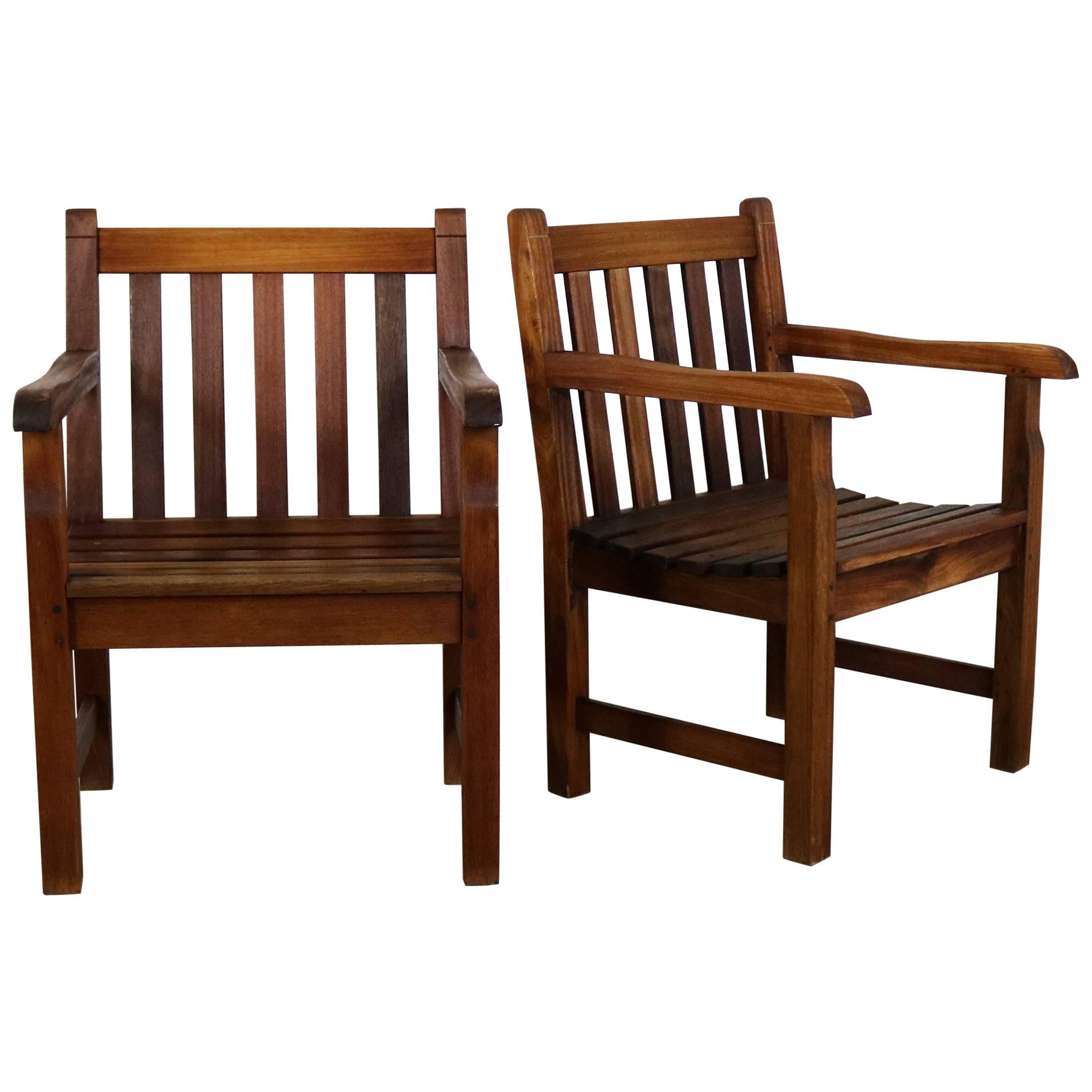 Vintage Windsor Natural Teak Outdoor Armchair