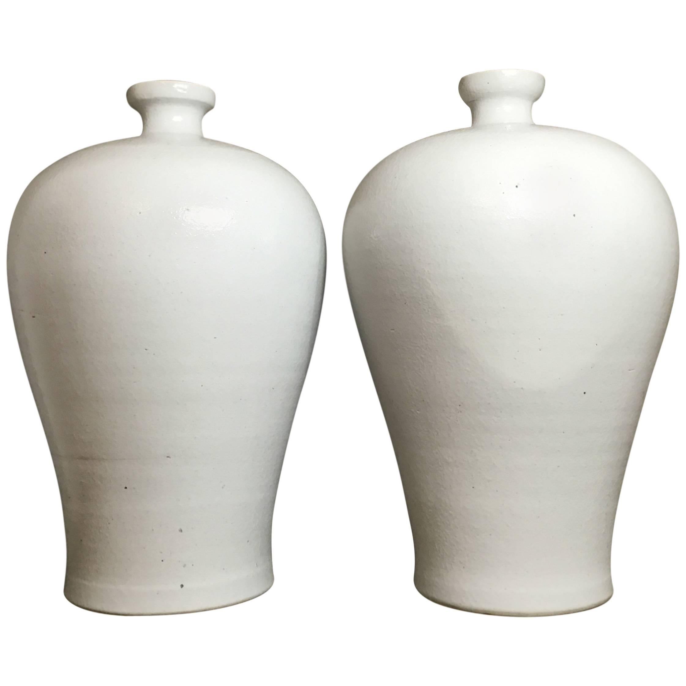 Pair of Ravelli Ceramic Vases For Sale at 1stDibs